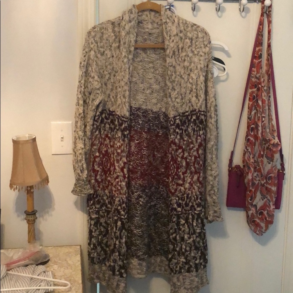 Oversized Urban Outfitters knit cardigan